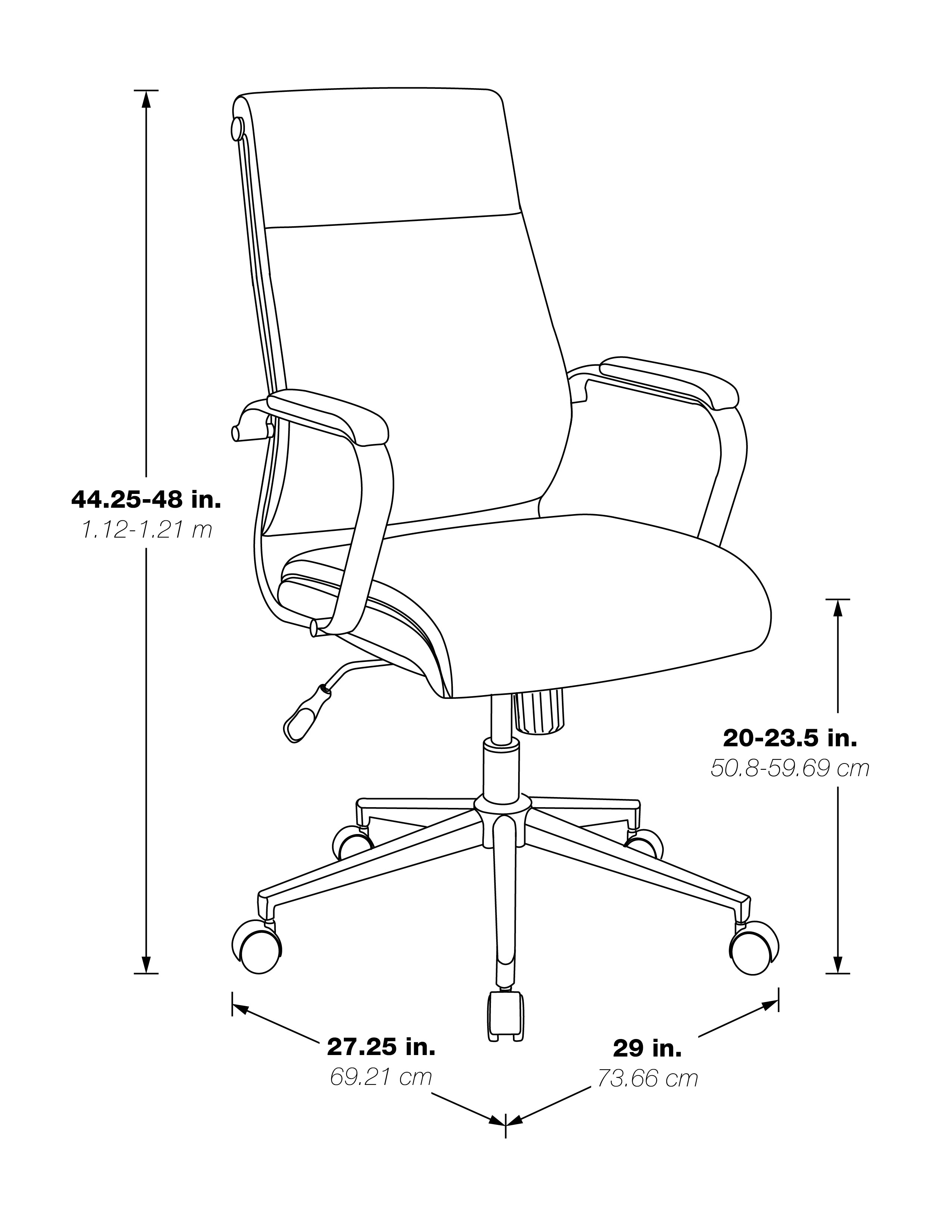 High Bk Silver Ion Technology Fabric Chair
